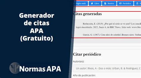 citodo|Generador de citas APA gratuito [Versión 2024]